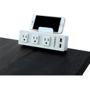 Lorell Desktop AC Power Center with USB Charger 33997