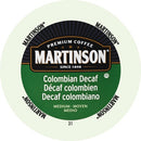 Martinson K-Cup Colombian Decaf Medium Roast Coffee COLDECAF24