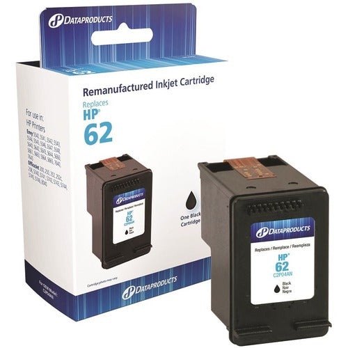 Replacement Dataproducts Remanufactured Inkjet Ink Cartridge Fits  fits HP  62 - Black Pack DPSDPCP04ANCA