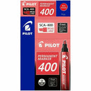 Pilot 400 Chisel Tip Permanent Markers SCA400RD