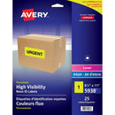 Avery High Visibility Neon ID Labels 05938