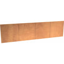Heartwood Innovations Sugar Maple Laminated Desk Suites Hutch Doo INV66HD003