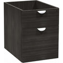 Heartwood Innovations Grey Dusk Laminate Desking Pedestal - 2-Dra INVHPFGD