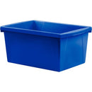 Storex 5.5 Gallon Storage Bins, Blue 61482U06C