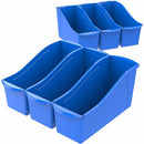 Storex Storex Multiuse Bins Blue 6/pkg 71101U06C