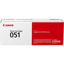 Canon 051 Original Laser Toner Cartridge - Black Pack 2168C001