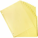 Business Source Preprinted 1-31 Tab Index Dividers 01808