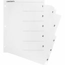 Business Source Table of Content Quick Index Dividers 05852