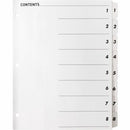 Business Source Table of Content Quick Index Dividers 05853