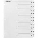 Business Source Table of Content Quick Index Dividers 05854
