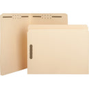 Business Source Straight Tab Cut Letter Recycled Fastener Folder 17211
