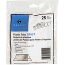 Business Source Plastic Clear Tabs 42T