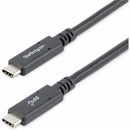 StarTech.com 6 ft (1.8m) USB C to USB C Cable, 5A 100W PD 3.0, Ce USB315C5C6