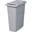 Rubbermaid Slim Jim Confidential with Lid 87.1l/ 23 Gal Light Gra 294843