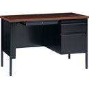 Lorell Fortress Series 45-1/2" Right Single-Pedestal Desk 66948