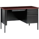 Lorell Fortress Series 45-1/2" Right Single-Pedestal Desk 66949