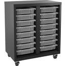 Lorell Pull-out Bins Mobile Storage Unit 71101