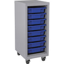 Lorell Pull-out Bins Mobile Storage Tower 71106