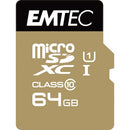 EMTEC Gold+ 64 GB Class 10 microSDXC - 1 M64GXC10GP