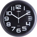 Lorell 11-5/8" Quiet Wall Clock 61012