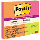 Post it Super Sticky Notes - Energy Boost Color Collection 46339SSAU