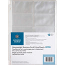 Business Source Heavyweight Business Card Sheets 00700