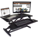 Victor High Rise Height Adjustable Compact Standing Desk with Key DCX610