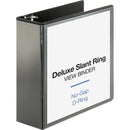 Business Source Deluxe Slant Ring View Binder 62472