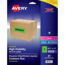 Avery High Visibility Neon ID Labels 05933