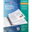 QuickFit Ultra Heavy Weight Sheet Protectors 54850