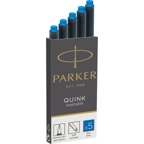 Parker Quink Blue Washable Ink Cartridge Refill PAR1950208