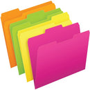 Pendaflex Glow 1/2 Tab Cut Letter Recycled Top Tab File Folder 57100