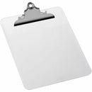Business Source Spring Clip Plastic Clipboard 01860