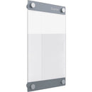 Quartet Infinity Magnetic Customizable Glass Board, 8.5" x 11" 3413899240