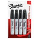 Sharpie Permanent Markers, Chisel Tip, Black Ink 38264PP