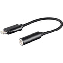 Monoprice MFi Certified Lightning to 3.5mm Audio Adapter, Nylon B 36444