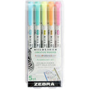 Zebra Pen Mildliner Double Ended Highlighter Assorted Fluorescent 78105