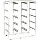 Storex Metal Cubby Bin Storage Rack 62492E01C