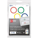 Avery Colour Coding Border Round Labels 2332