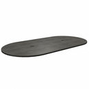 Heartwood Grey Dusk Laminate Racetrack Tabletop INVRTE96GD