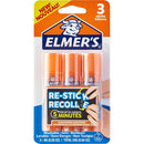 Elmers Re-stick Clear School Glue Sticks 64803LMR