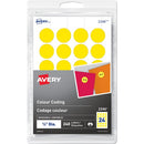 Avery Removable Colour Coding Labelsfor Laser and Inkjet Pri 2346
