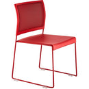 Safco Currant Mesh Back Guest Stack Chairs - 4/CT 4271RM