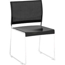 Safco Currant Chrome Frame Guest Stack Chairs - 4/CT 4271CM