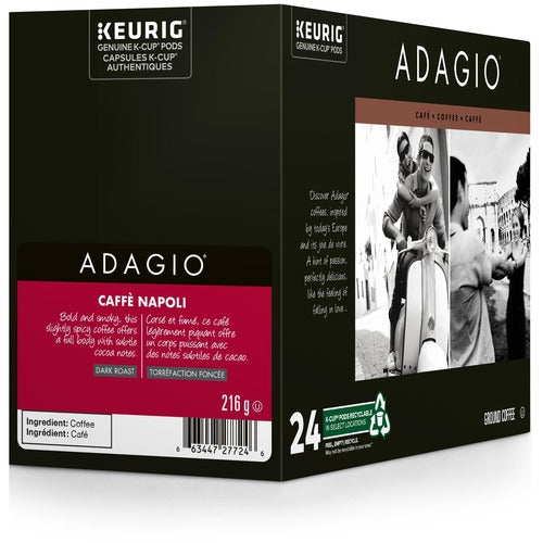 Keurig K-Cup Caff? Napoli K-Cup Recyclable Pods (Box of 24) KEU8627924