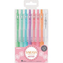 Zebra Pen Sarasa Gel Retractable Milk Colours 8pcs Set 46708
