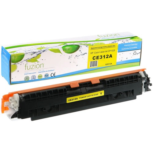 Replacement Fuzion Toner Cartridge Fits  fits HP  CE312 - Yellow GSUGS312A