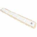 Globe Cotton Tie-On Dust Mop Head - 36"L X 5"W / White 3552