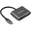 StarTech.com USB C Multiport Video Adapter - USB-C to 4K 60Hz Min CDP2MDPVGA
