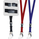 Gemex Lanyard with Plastic Clip 1119GB (1 Blue pc only)